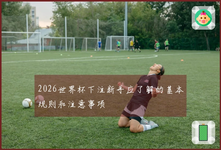 2026世界杯下注新手应了解的基本规则和注意事项