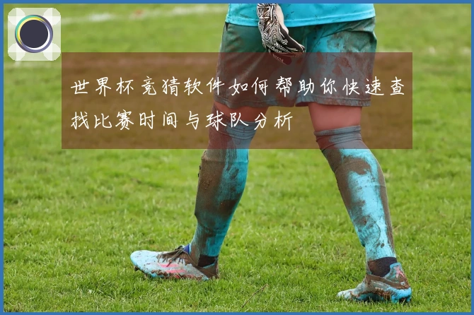 世界杯竞猜软件如何帮助你快速查找比赛时间与球队分析