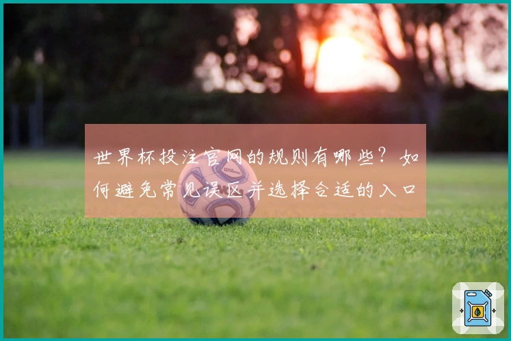 世界杯投注官网的规则有哪些？如何避免常见误区并选择合适的入口？